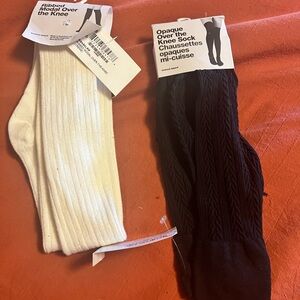 American apparel over the knee socks